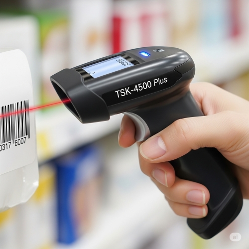 MÁY QUÉT MÃ VẠCH LASER KHÔNG DÂY TSK-4500 PLUS